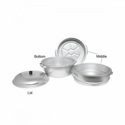 Thundergroup 11 1/2" X 14 1/2" 28 CM SMALL HOLE/BOTTOM ALUMINUM STEAMER