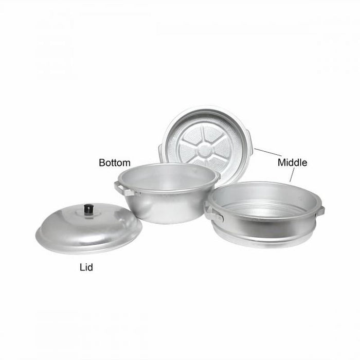 Thundergroup 11 1/2" X 14 1/2" 28 CM SMALL HOLE/BOTTOM ALUMINUM STEAMER