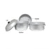 Thundergroup 13" X 19 1/2" 30 CM SMALL HOLE/BOTTOM ALUMINUM STEAMER