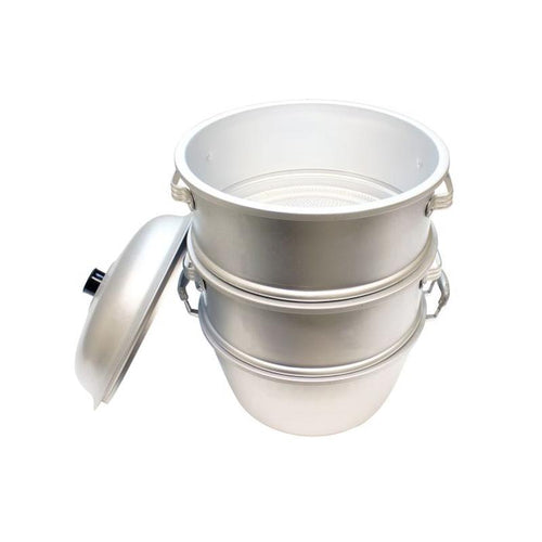 Thundergroup 15" X 20 1/4" 35 CM SMALL HOLE/BOTTOM ALUMINUM STEAMER