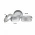 Thundergroup 15" X 20 1/4" 35 CM SMALL HOLE/BOTTOM ALUMINUM STEAMER
