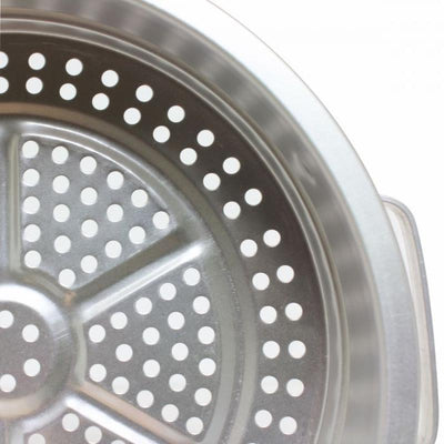 Thundergroup 17" X 21 1/2" 40 CM BIG HOLE/BOTTOM ALUMINUM STEAMER