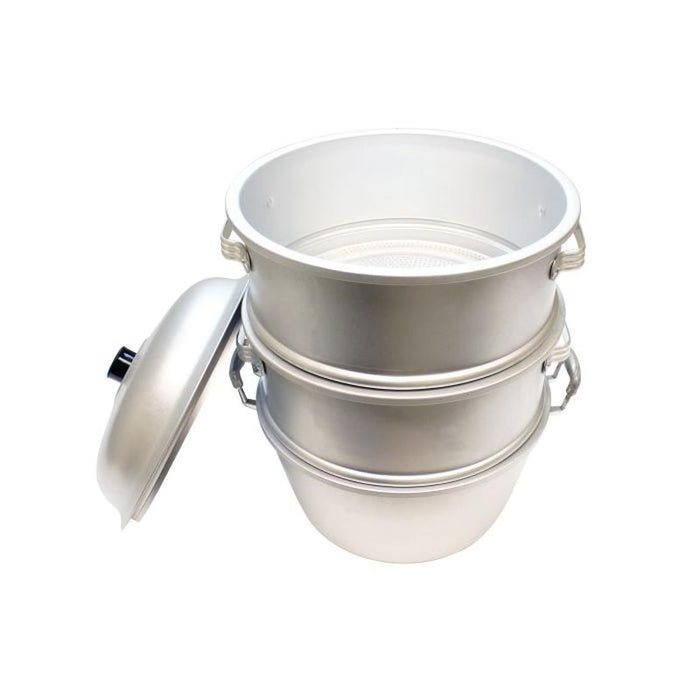 Thundergroup 19" X 22 5/8" 45 CM BIG HOLE/BOTTOM ALUMINUM STEAMER