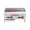 American Range ARTG-24-24 24" Countertop Gas Griddle, Thermostatic, 24" Deep, 60000 BTU