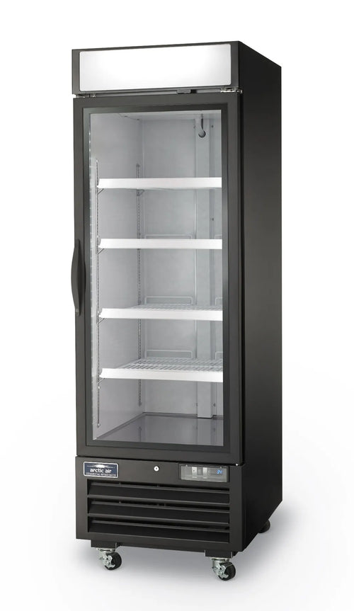 Arctic Air AFGDM23 Glass Door Freezer Merchandiser 23 Cu. Ft. – 27" Single Section Commercial Display