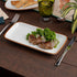 Ariane Terra Arena Rectangle Porcelain Plate ( Case Of 6 )