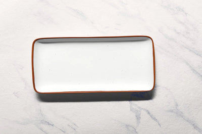 Ariane Terra Arena Rectangle Porcelain Plate ( Case Of 6 )