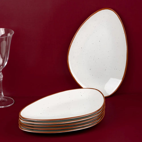 Ariane Terra Arena Triangle Porcelain Plate ( Case Of 6 )