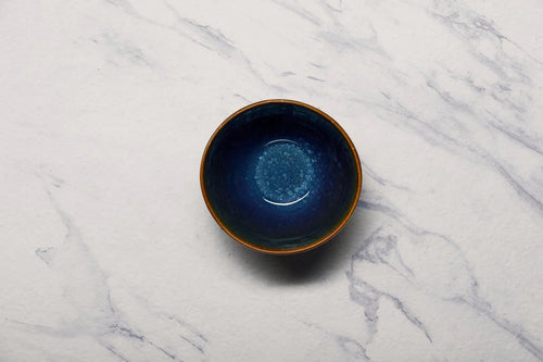 Ariane Splash Denim 4 5/7" Round Porcelain Conical Bowl ( Case Of 6 )