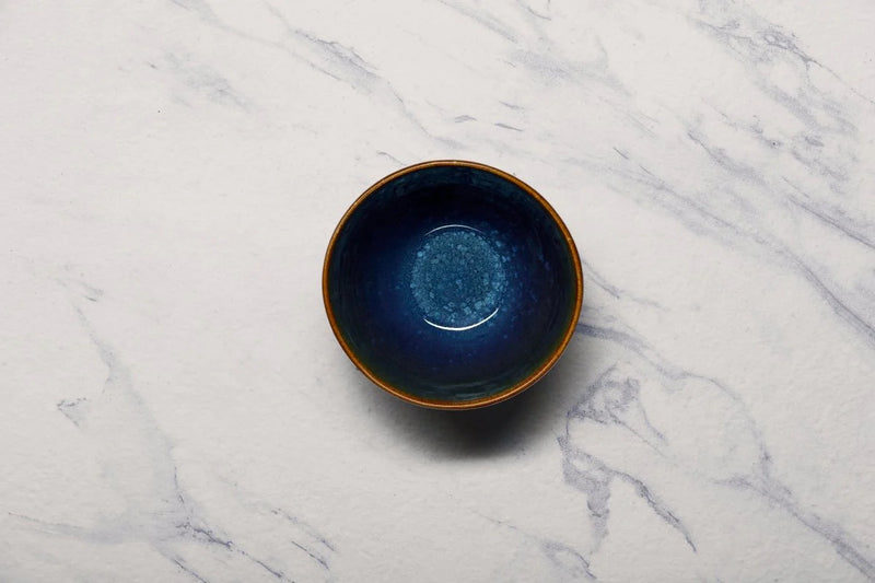 Ariane Splash Denim 4 5/7" Round Porcelain Conical Bowl ( Case Of 6 )