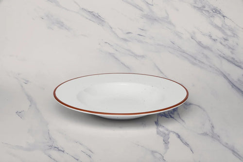 Ariane Terra Arena 10 1/4" Round Porcelain Deep Plate ( Case Of 6 )