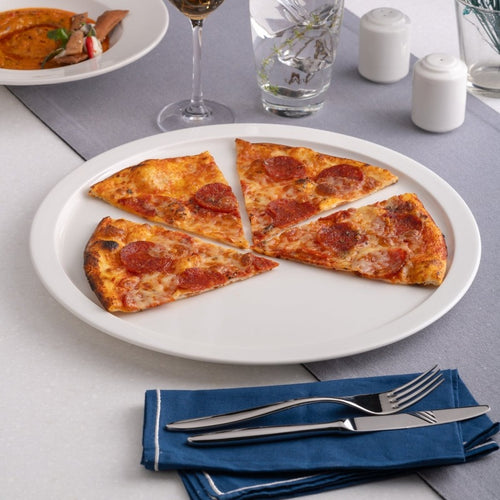 Ariane Prime Round Narrow Rim Porcelain Pizza Plate ( Case Of 6 )