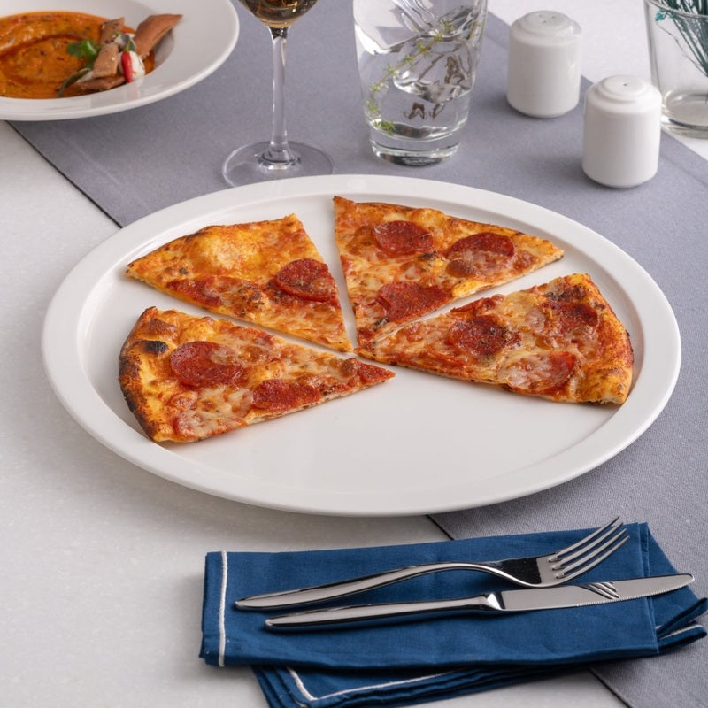 Ariane Prime Round Narrow Rim Porcelain Pizza Plate ( Case Of 6 )
