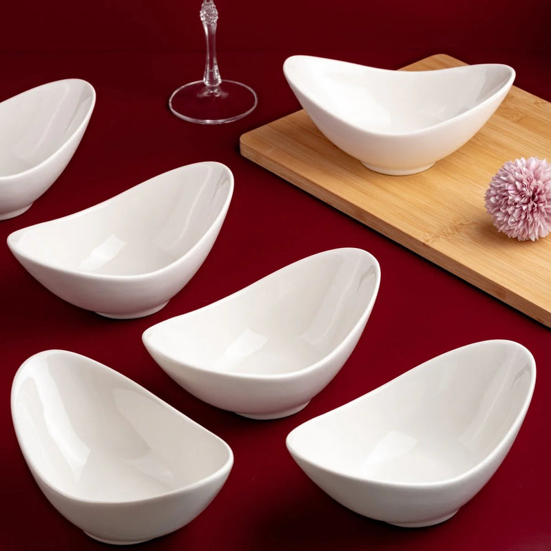 Ariane Prime 7 7/8" x 4 1/3" Porcelain Wing Bowl ( Case Of 6 )