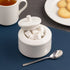Ariane Prime 9 1/8 Oz Porcelain Sugar Pot With Lid ( Case Of 4 )