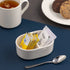 Ariane Prime 4 1/3" Porcelain Sugar Pack Holder With Partition ( Case Of 12 )