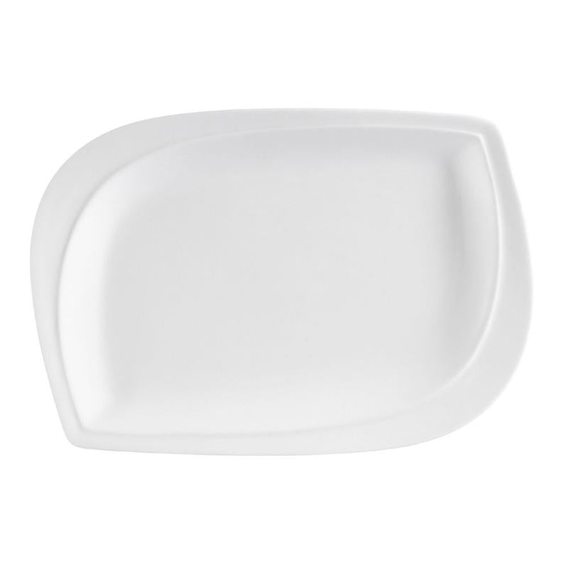 CAC Chinaware Aspen Tree Rect. Platter 10"