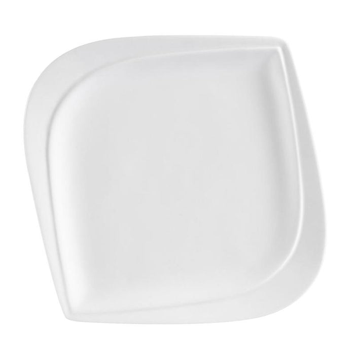 CAC Chinaware Aspen Tree Square Plate 12"