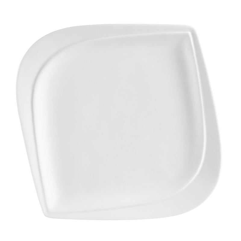 CAC Chinaware Aspen Tree Square Plate 8"