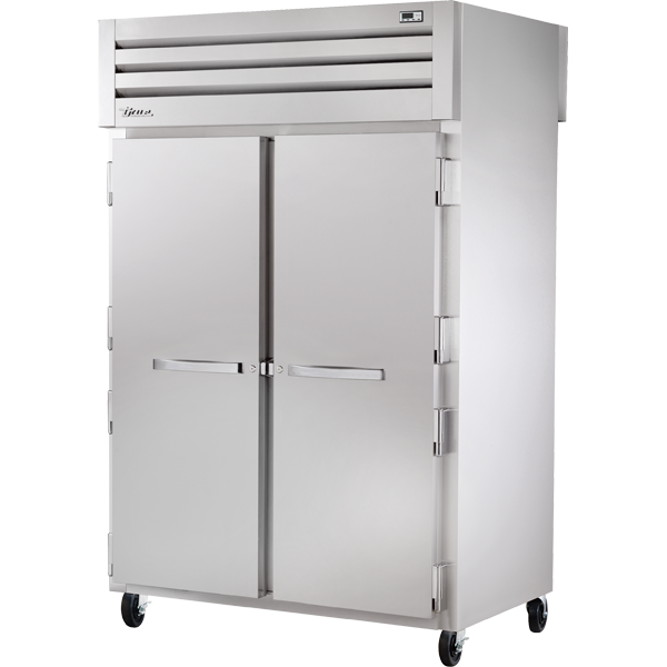 True STA2HPT-2S-2S Pass-Thru Solid Front/Solid Rear Swing Doors Heated Cabinet