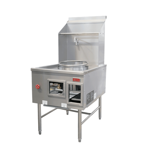 Wok Range-Single Chamber with 13″ Ring Omcan 48411 Natural Gas