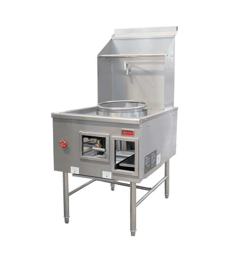 Wok Range-Single Chamber with 13″ Ring Omcan 48411 Natural Gas