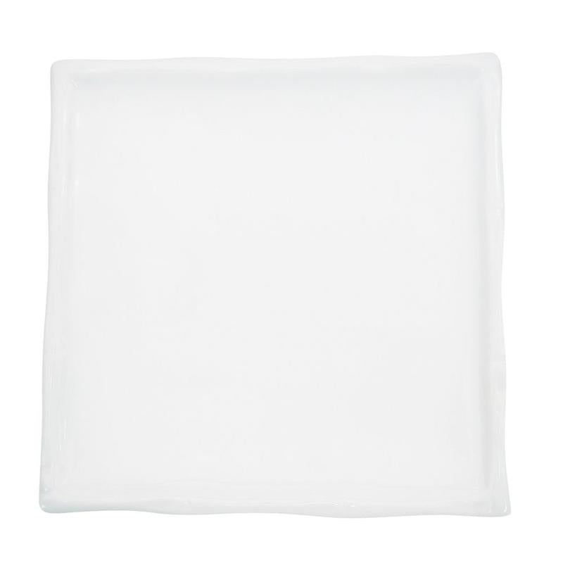 CAC Chinaware Bamboo Square Plate 9 1/4"