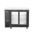 Migali C-BB48SG-HC 48" Sliding Glass Door Back Bar Refrigerator – 13 Cu. Ft.