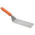 Winco Cool Heat High-Heat Stainless Steel Turners with Orange Nylon Handles
