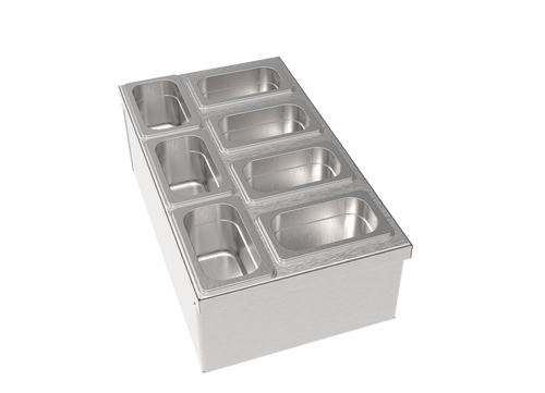 MoveWell MW-CT12 12" Garnish Rack – Modular Insert
