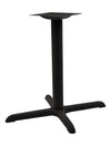 BLACK COLUMN DIA 4.5 INCH WITH SQUARE TOP SPIDER 40 INCH BAR HEIGHT