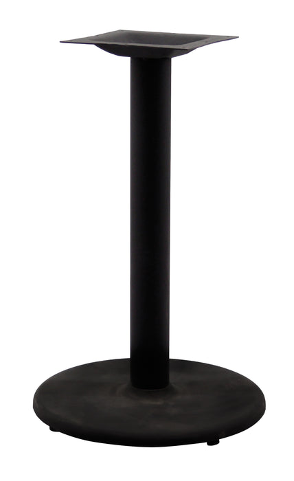 BLACK COLUMN DIA 4.5 INCH WITH SQUARE TOP SPIDER 40 INCH BAR HEIGHT