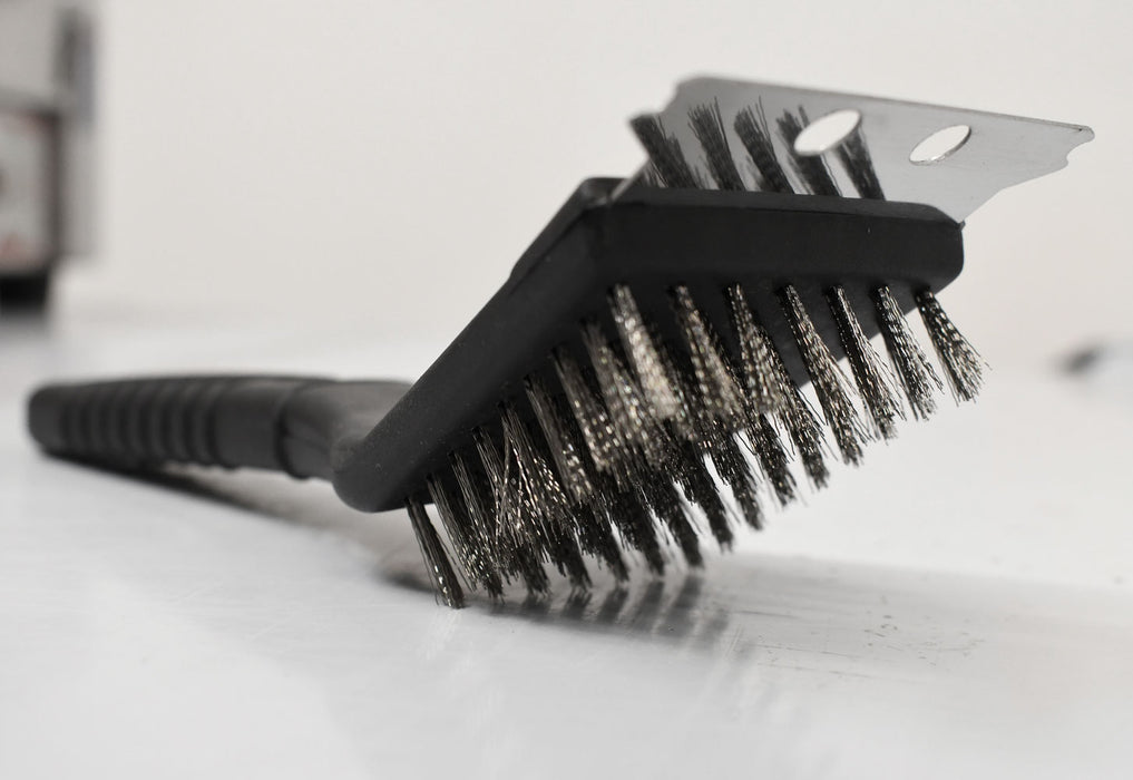 Omcan PG-CN-0679-RT Single Panini Grill with Grooved Plates and Timer – 12″ x 15″ Cooking Surface – 120V, 1800W