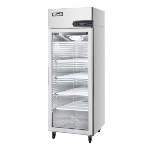 Migali C-1RG-HC 1 Door Glass Reach-In Refrigerator