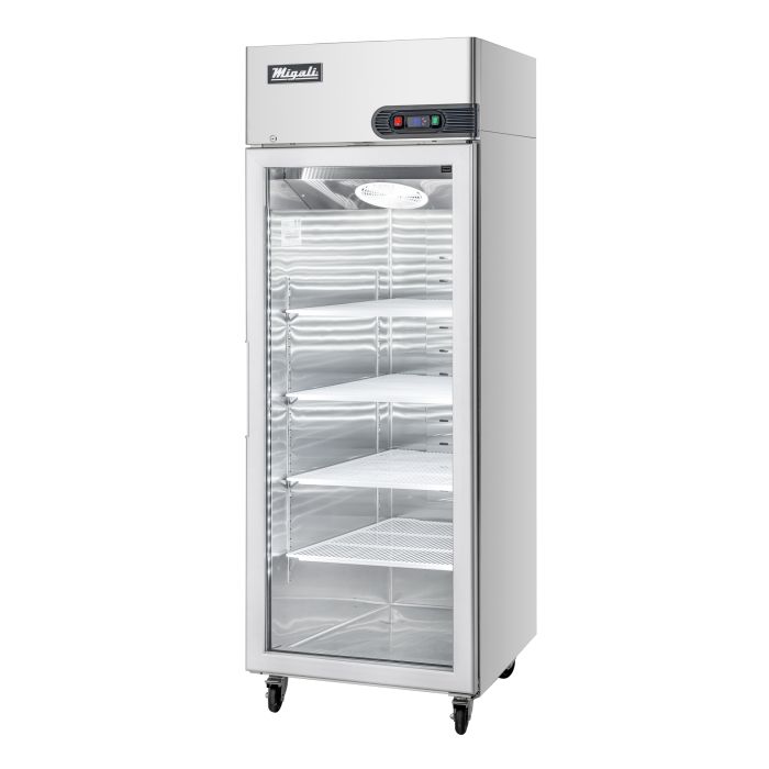 Migali C-1RG-HC 1 Door Glass Reach-In Refrigerator