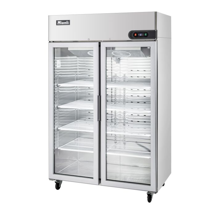 Migali C-2FG-HC 2 Door Glass Reach-In Freezer