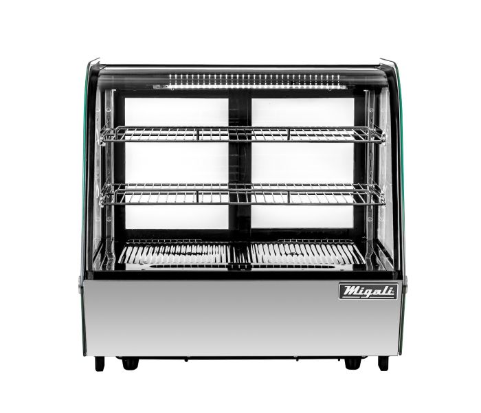 Migali C-42CTS-28 28" Countertop Straight Glass Display Refrigerator – 4.2 Cu. Ft.