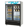 Migali C-49RM-HC 49 Cu. Ft. Glass Door Merchandiser Refrigerator