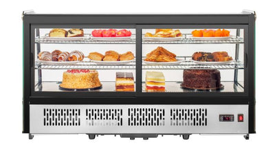 Migali C-70CTS-48 48" Countertop Straight Glass Display Refrigerator – 7.1 Cu. Ft.