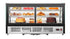 Migali C-70CTS-48 48" Countertop Straight Glass Display Refrigerator – 7.1 Cu. Ft.