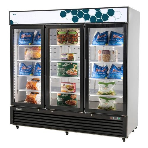 Migali C-72FM-HC 72 Cu. Ft. Glass Door Merchandiser Freezer