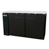 Migali C-BB60-HC 60" Solid Door Back Bar Refrigerator – 18 Cu. Ft.