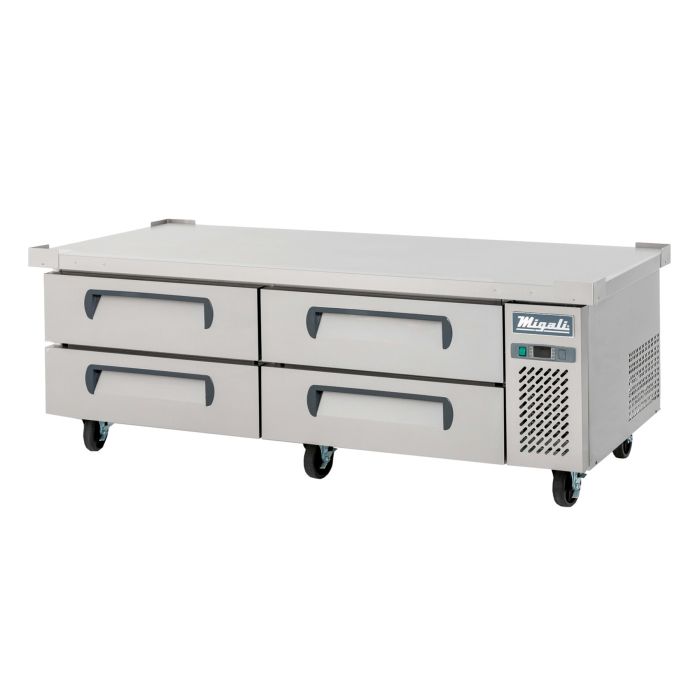 Migali C-CB72-HC 72" Refrigerated Chef Base – 15 Cu. Ft.