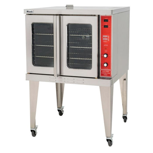 Migali Single Deck Standard Depth Commercial Gas Convection Oven (NG / LP)
