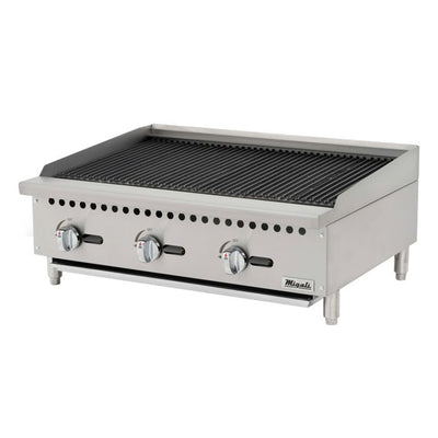 Migali Commercial Char-Rock Gas Broiler – 24", 36" & 48" Models
