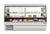 Migali C-DC-7 7 Ft Curved Glass Refrigerated Deli Display Case – 40.5 Cu. Ft.