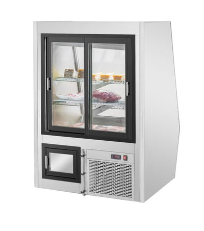 Migali C-DS-3 3 Ft Straight Glass Refrigerated Deli Display Case – 16.5 Cu. Ft.