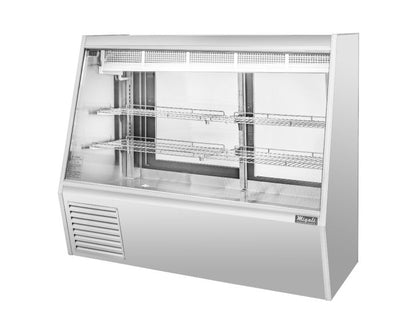 Migali C-DS-5 5 Ft Straight Glass Refrigerated Deli Display Case – 28.5 Cu. Ft.