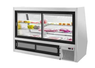 Migali C-DS-6 6 Ft Straight Glass Refrigerated Deli Display Case – 34.0 Cu. Ft.