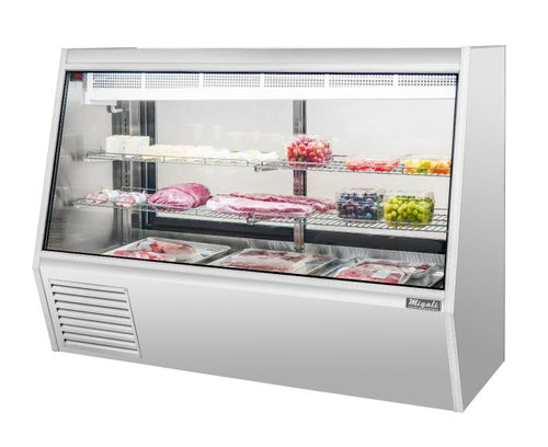 Migali C-DS-6 6 Ft Straight Glass Refrigerated Deli Display Case – 34.0 Cu. Ft.